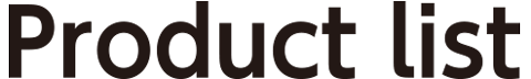 Product list